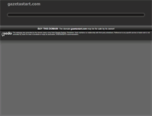 Tablet Screenshot of gazetastart.com